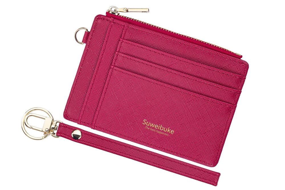 3610 Slim Rfid Blocking Credit Card Case Holder Wristlet Zip ID Case Wallet